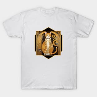 Gustav Klimt Cat T-Shirt